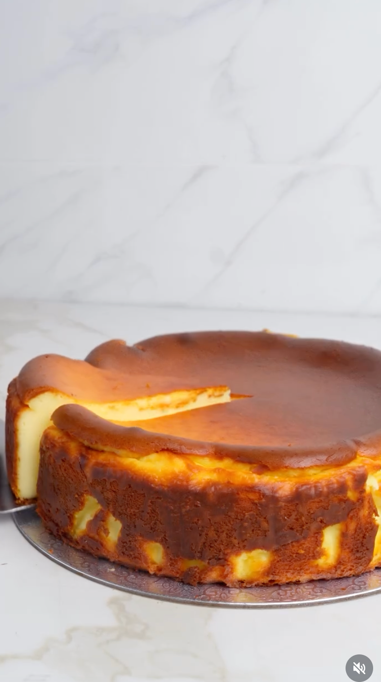 Viral Burnt Basque cheesecake (PLAIN)