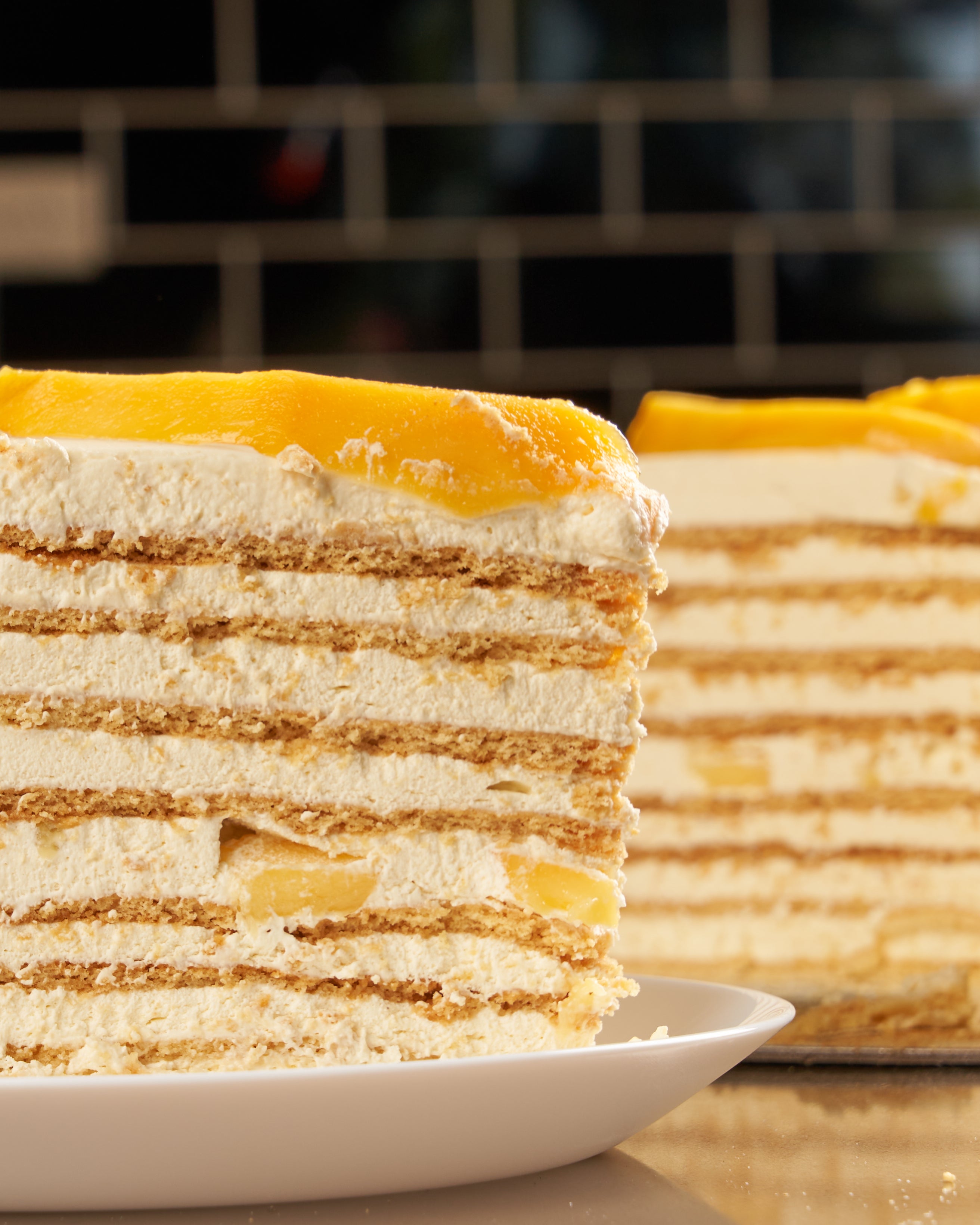 Russian Honey Cake x Mango