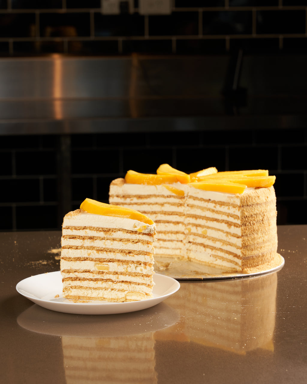 Russian Honey Cake x Mango